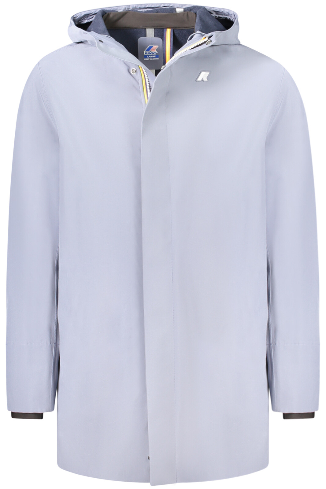 K-WAY MEN'S GREY TRENCH