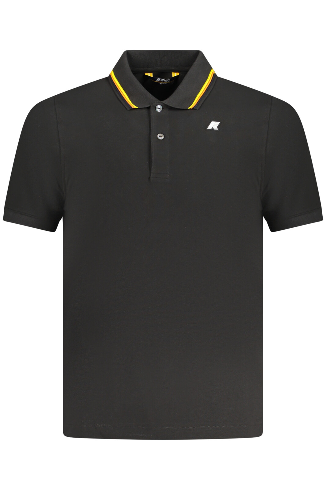 K-WAY POLO SHORT SLEEVE MEN BLACK
