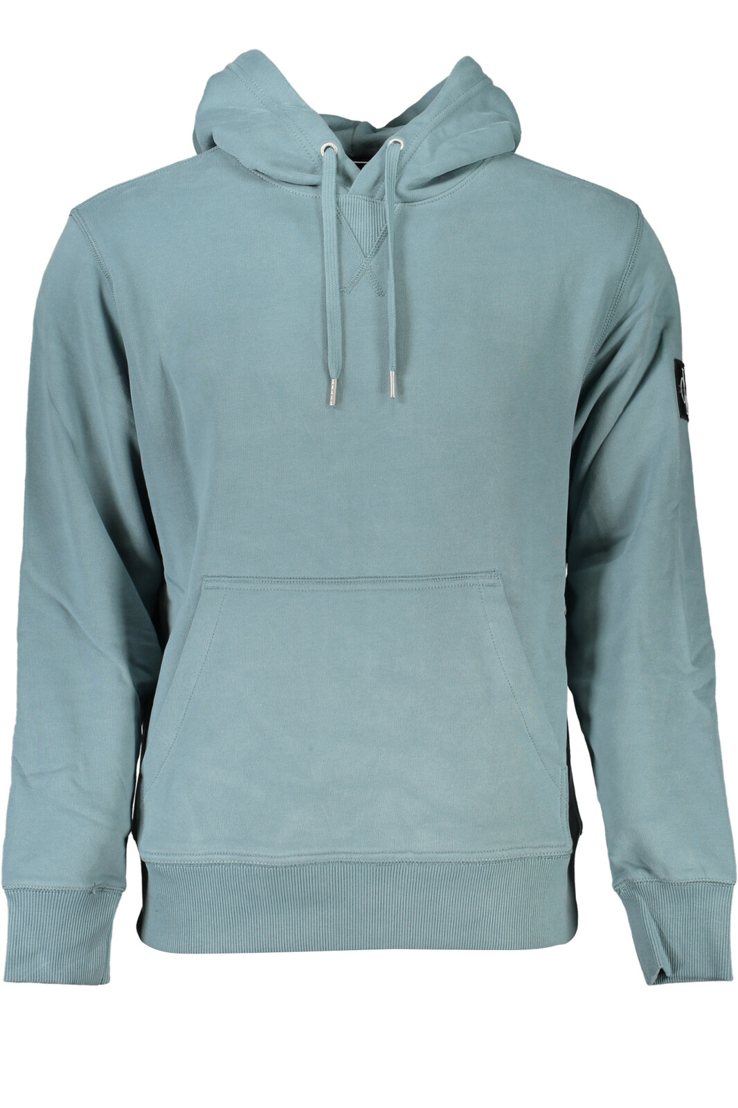 CALVIN KLEIN MEN'S GREEN ZIPLESS SWEATSHIRT