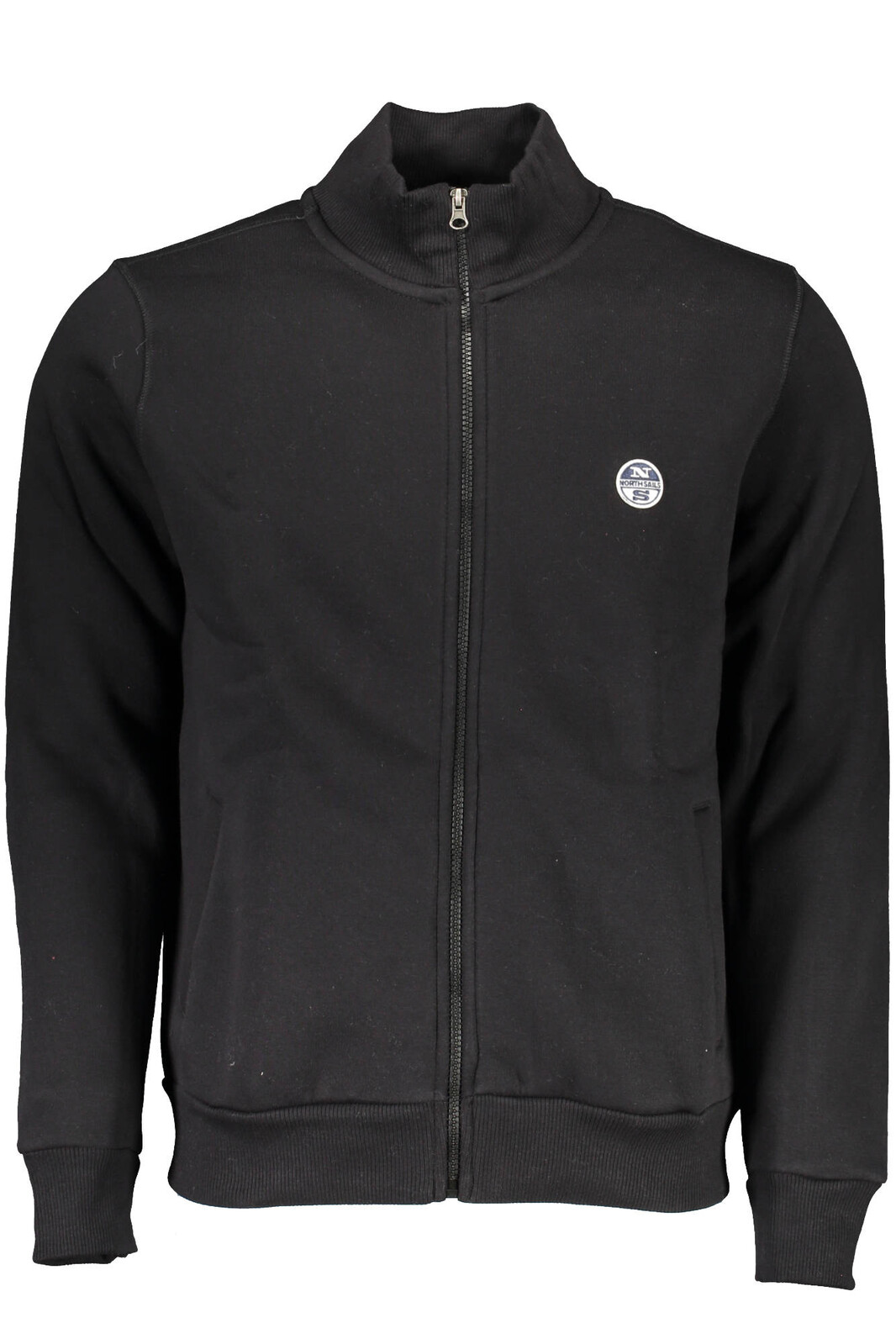 NORTH SAILS MEN'S BLACK ZIPPED SWEATSHIRT