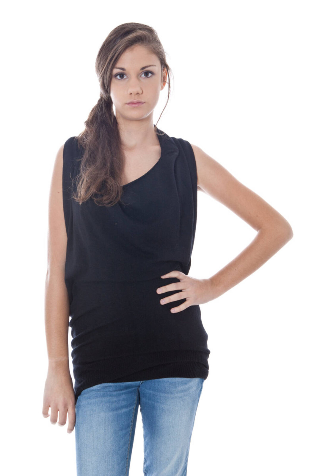 PHARD WOMEN'S BLACK SWEATER