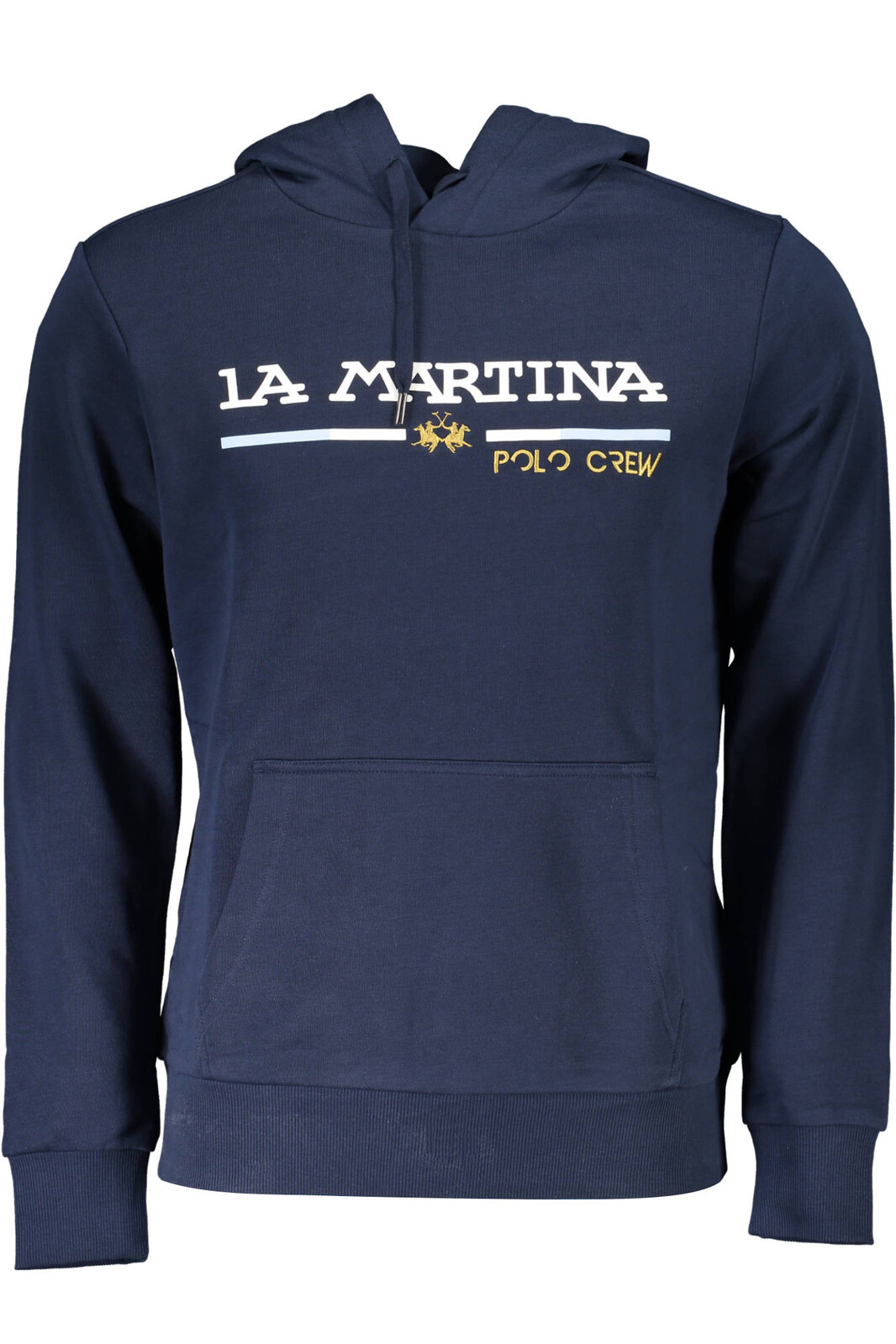 LA MARTINA BLUE MEN'S SWEATSHIRT WITHOUT ZIP