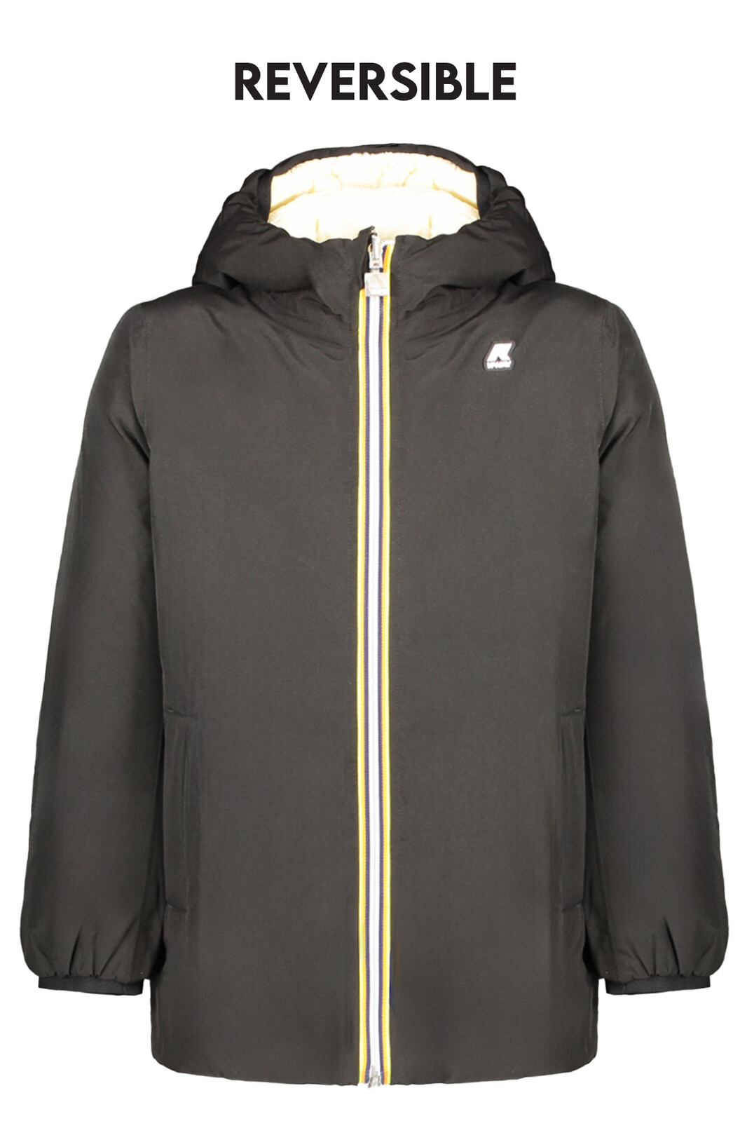 K-WAY BLACK GIRL JACKET
