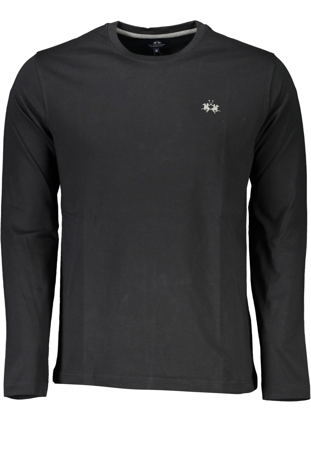 LA MARTINA MEN'S LONG SLEEVE T-SHIRT BLACK