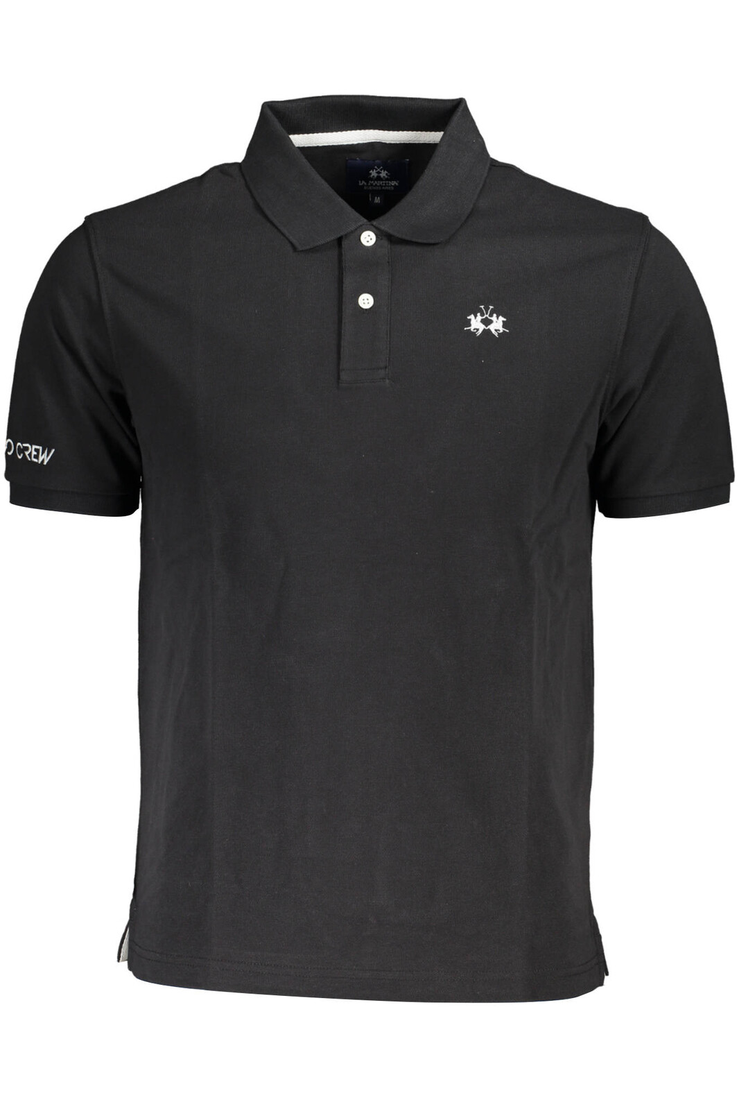 LA MARTINA MEN'S SHORT SLEEVE POLO BLACK