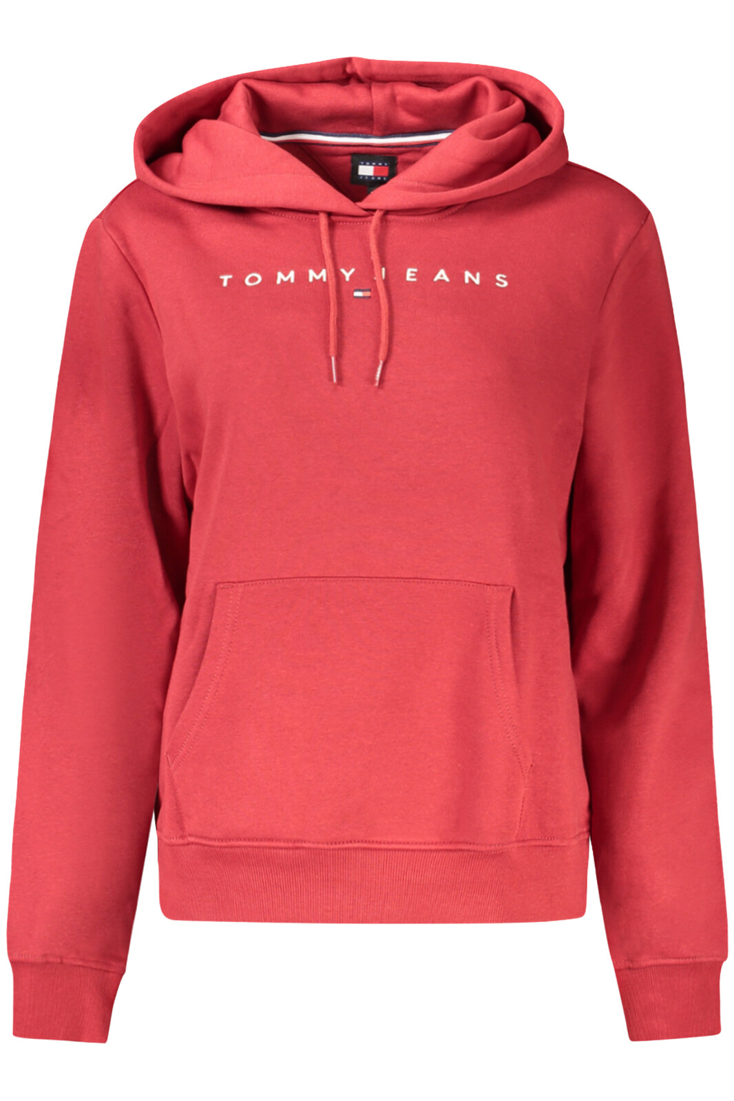 TOMMY HILFIGER WOMEN'S RED ZIP-UP SWEATSHIRT