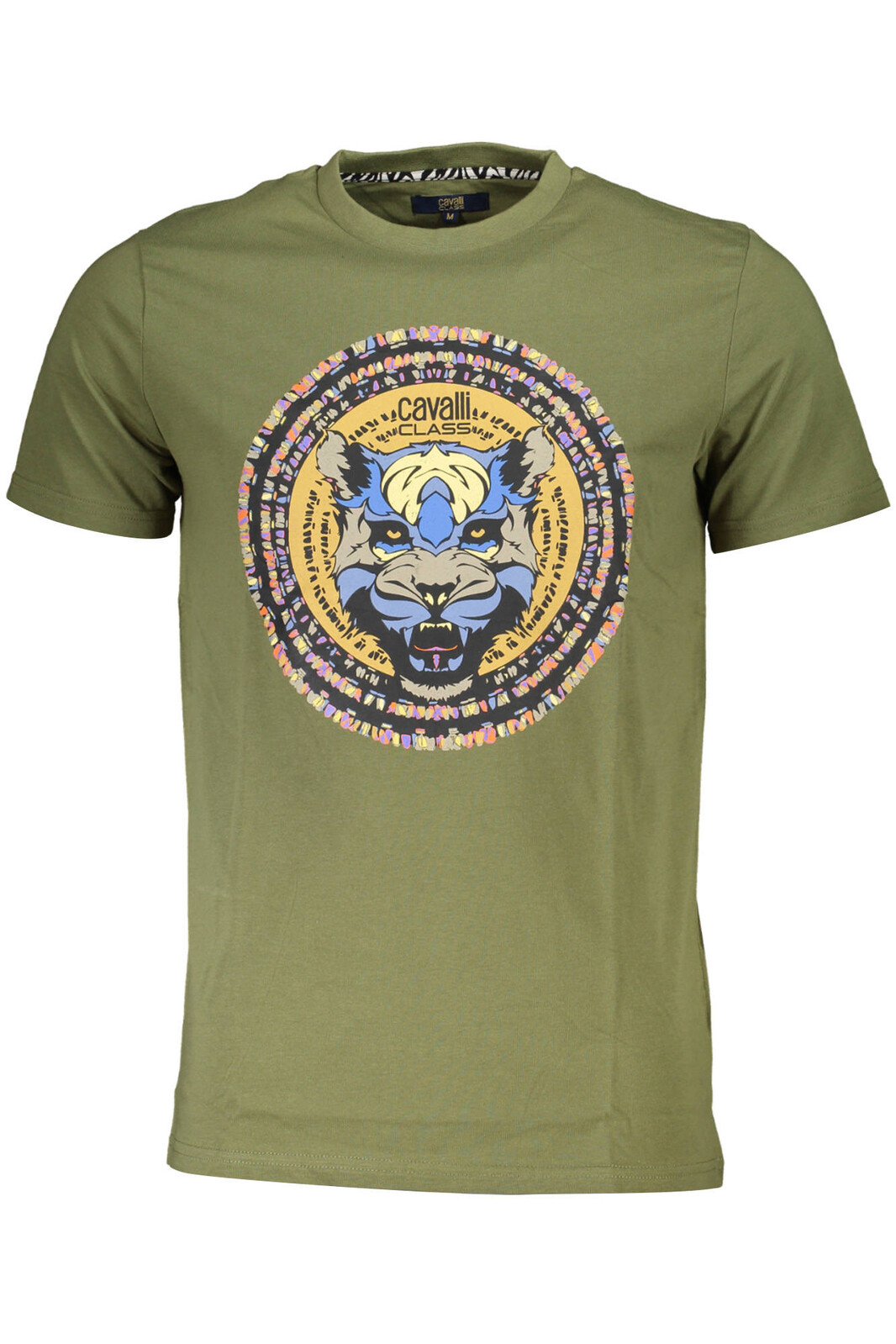 CAVALLI CLASS T-SHIRT SHORT SLEEVE MAN GREEN