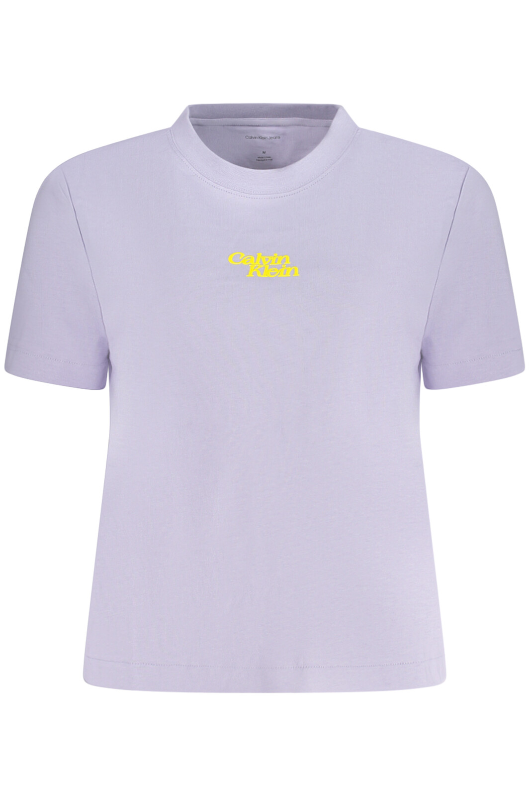 CALVIN KLEIN WOMEN'S SHORT SLEEVE T-SHIRT PURPLE