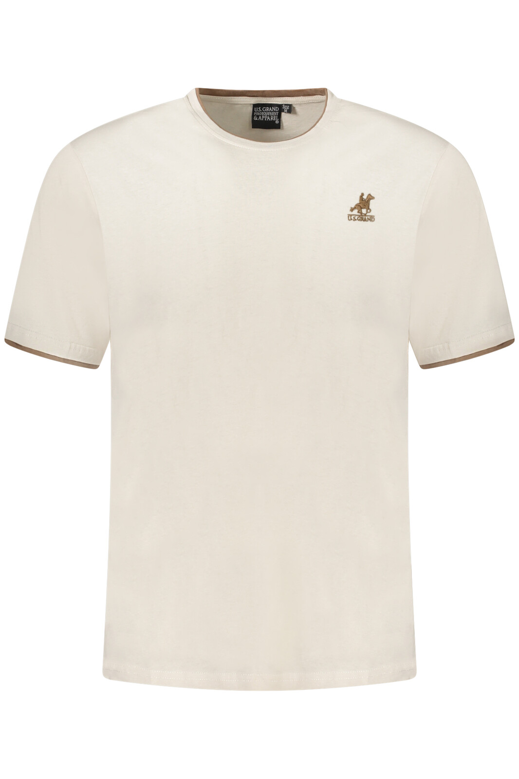 US GRAND POLO SHORT SLEEVE T-SHIRT MEN BEIGE
