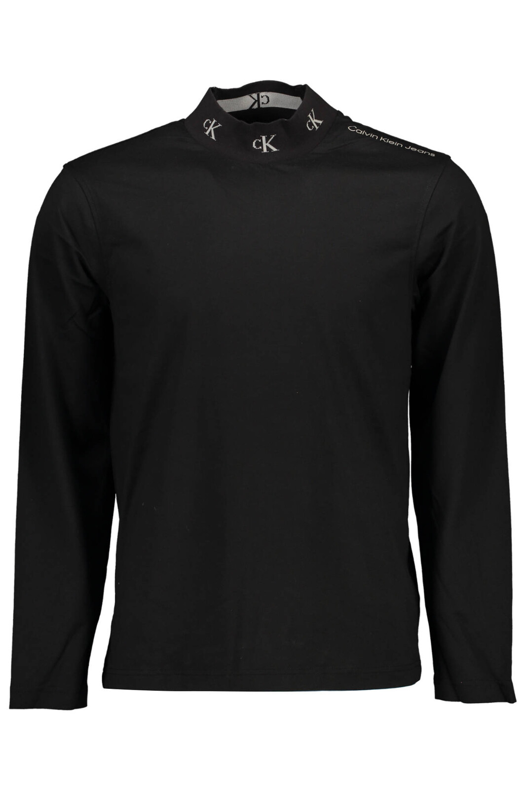 CALVIN KLEIN BLACK MAN LONG SLEEVE T-SHIRT