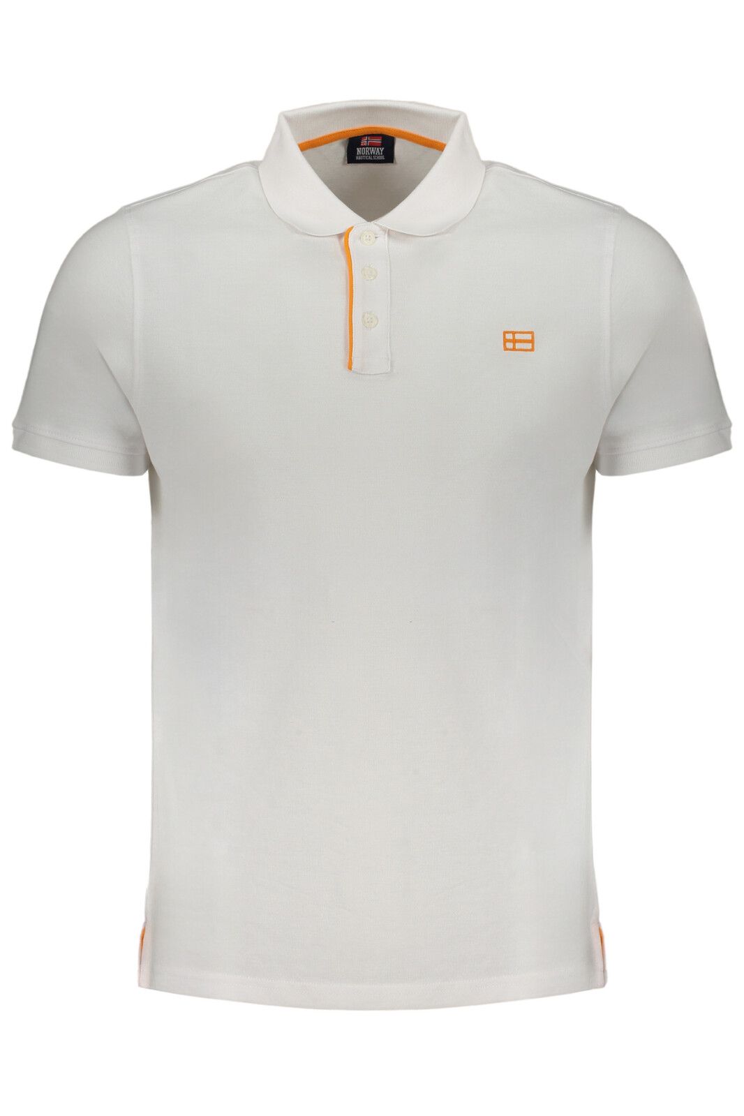 NORWAY 1963 MEN'S WHITE SHORT SLEEVE POLO SHIRT