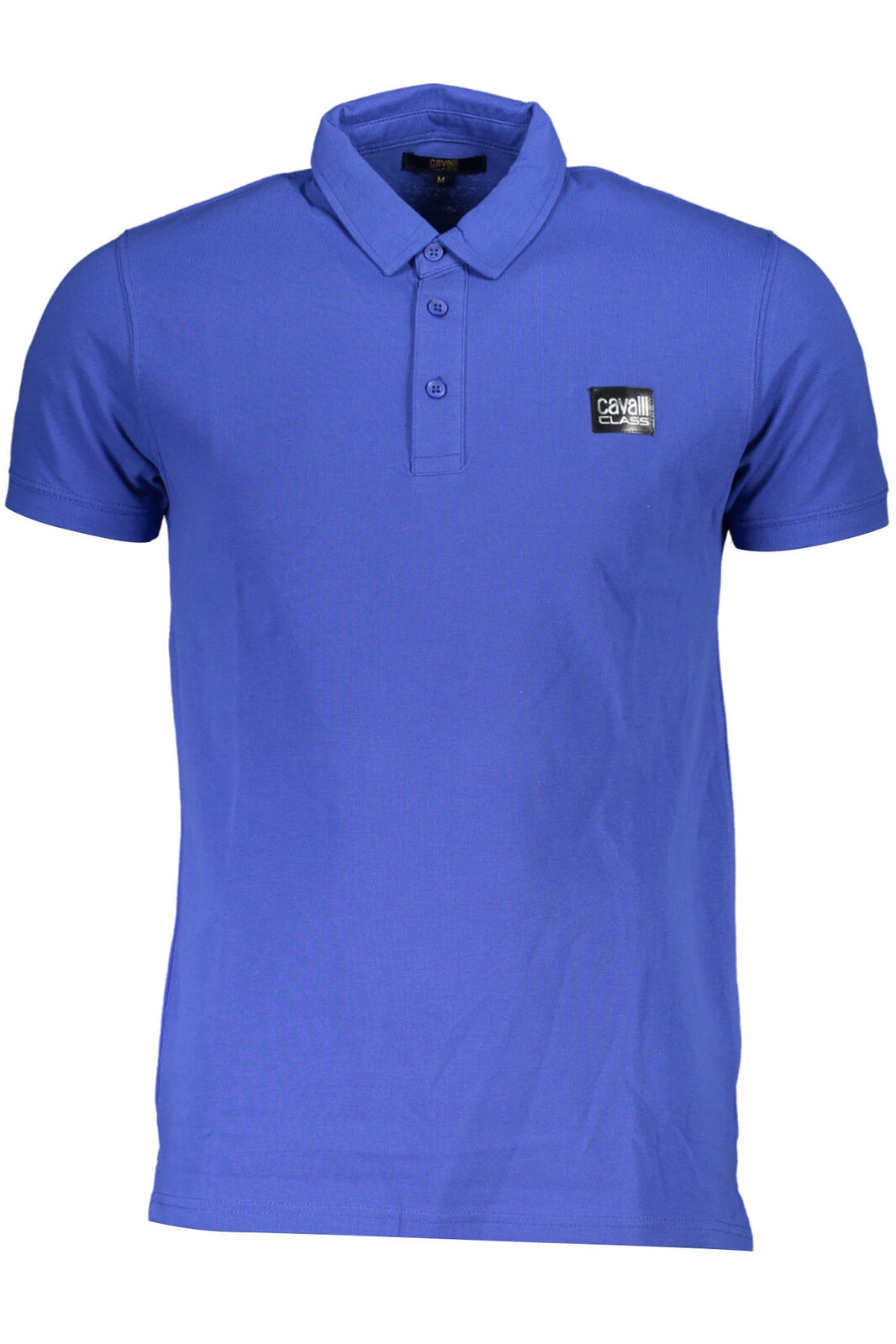 CAVALLI CLASS POLO SHORT SLEEVE MAN BLUE