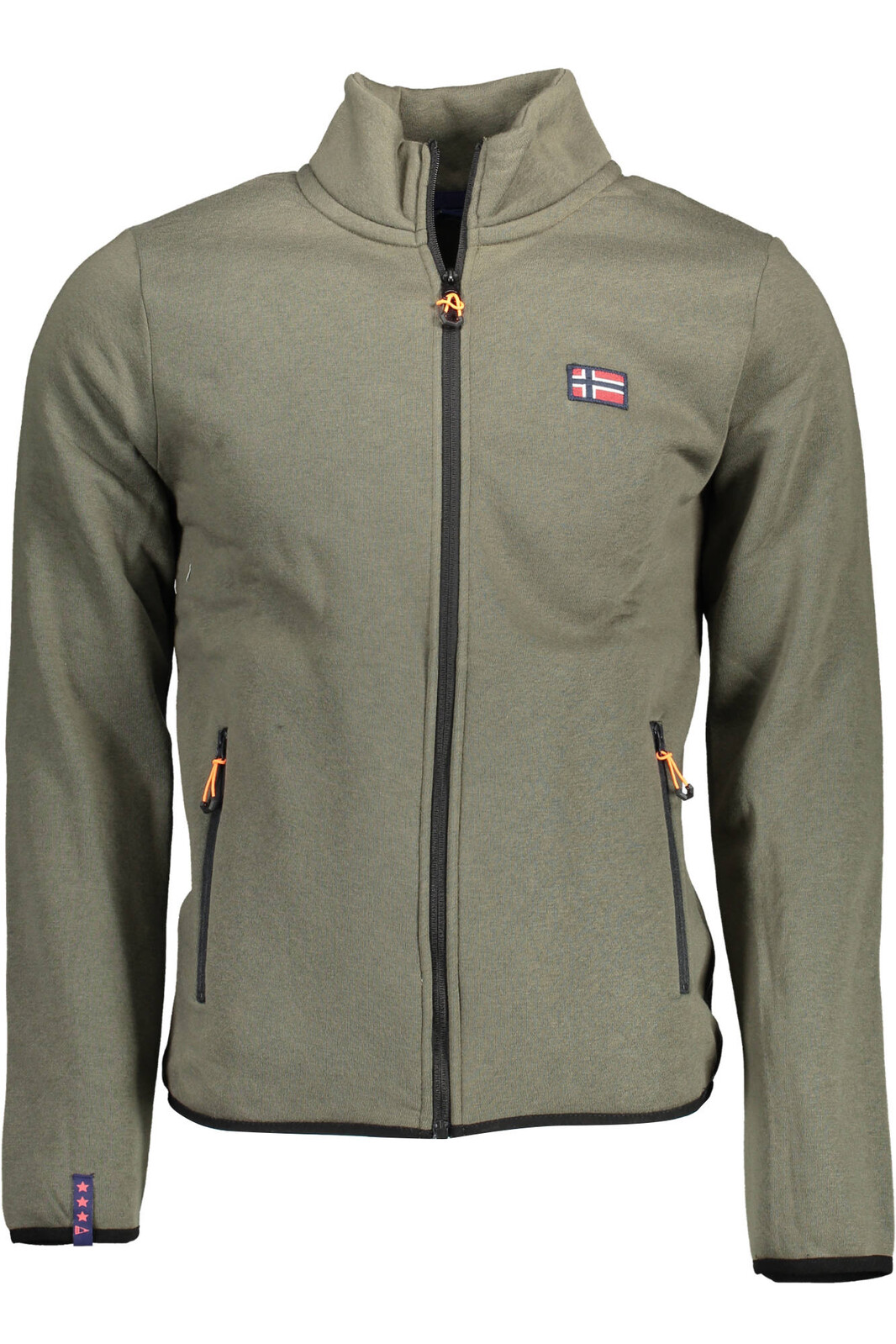 NORWAY 1963 MEN'S GREEN ZIPPED SWEATSHIRT