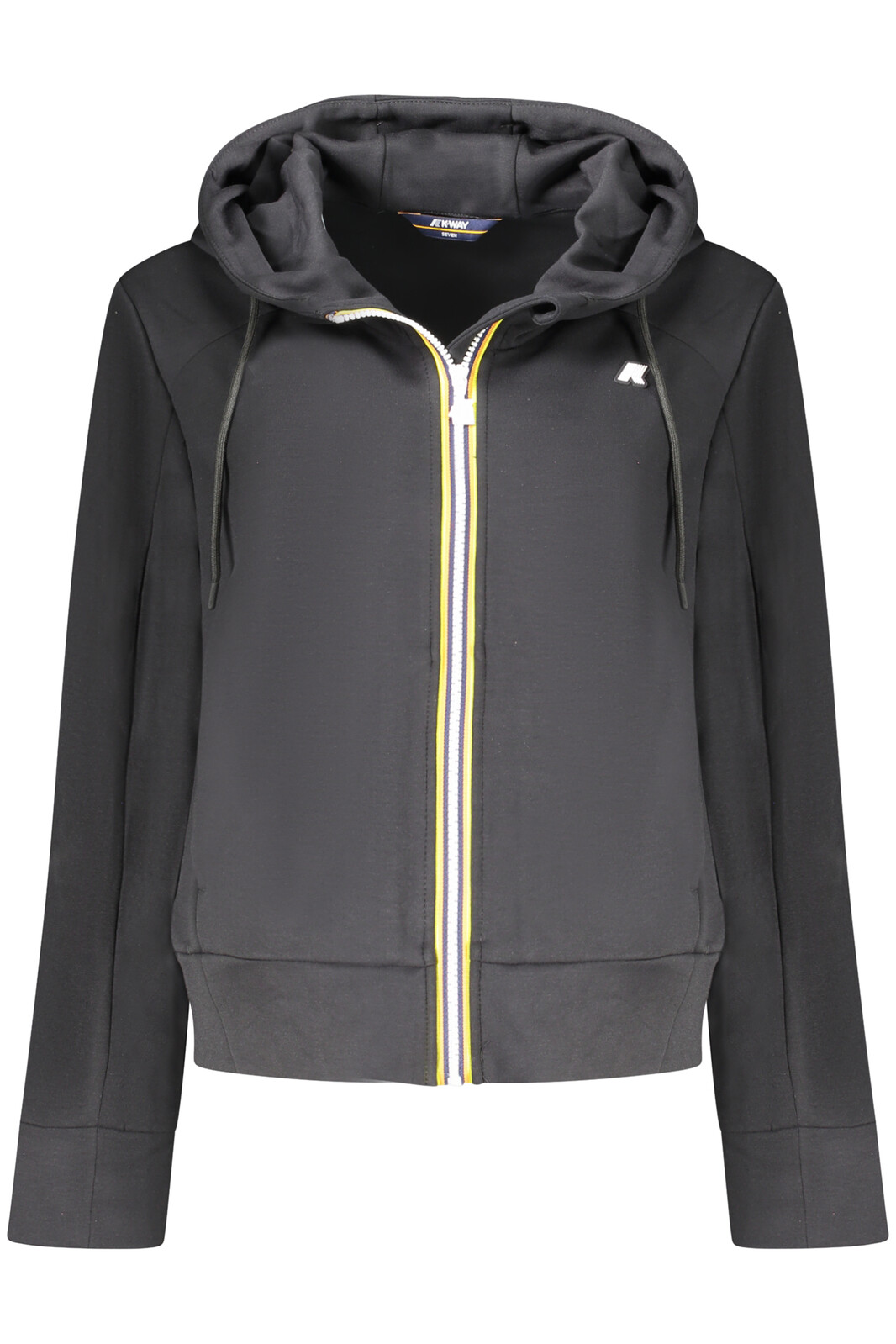 K-WAY WOMEN'S ZIP-UP SWEATSHIRT BLACK