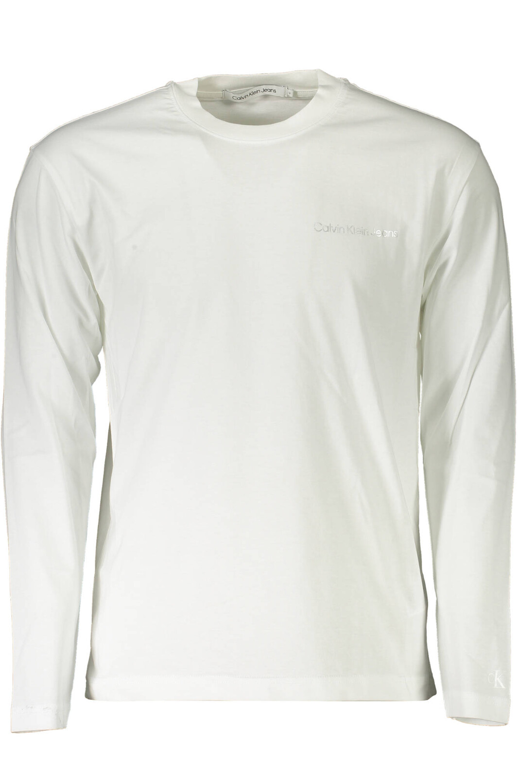 CALVIN KLEIN WHITE MEN'S LONG SLEEVED T-SHIRT