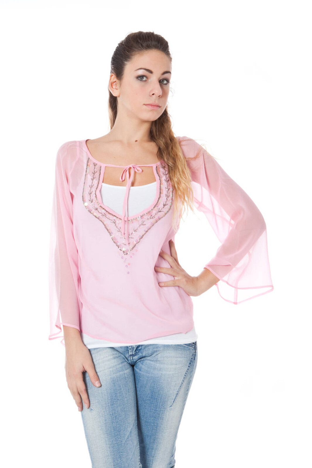 PHARD LONG SLEEVE T-SHIRT WOMEN PINK