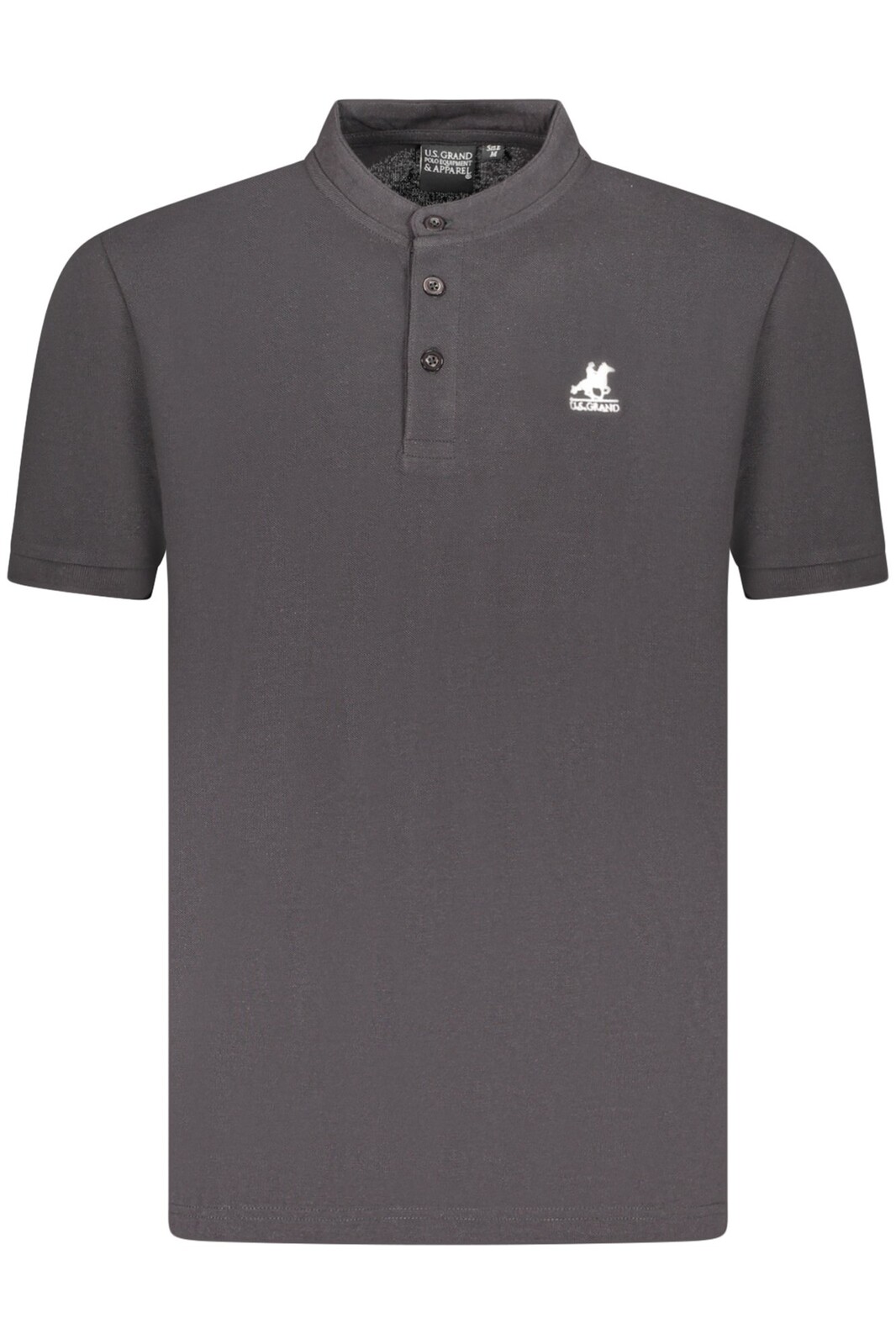 US GRAND POLO MEN'S SHORT SLEEVE POLO BLACK