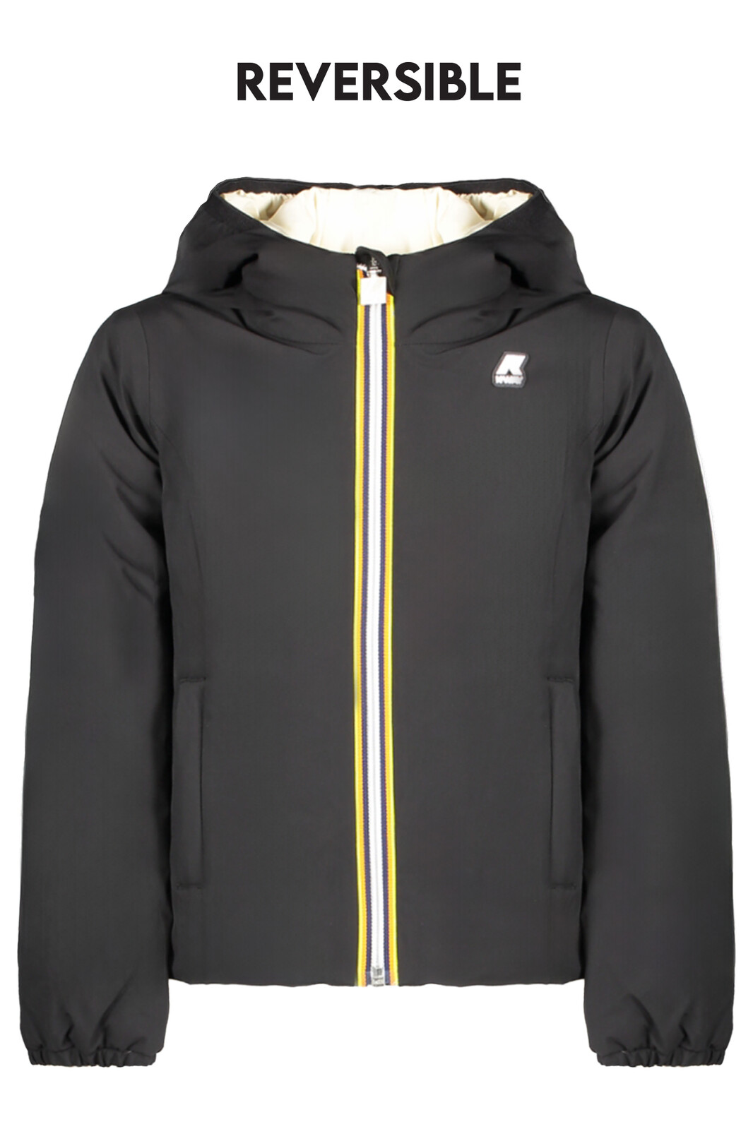 K-WAY BLACK JACKET FOR GIRLS