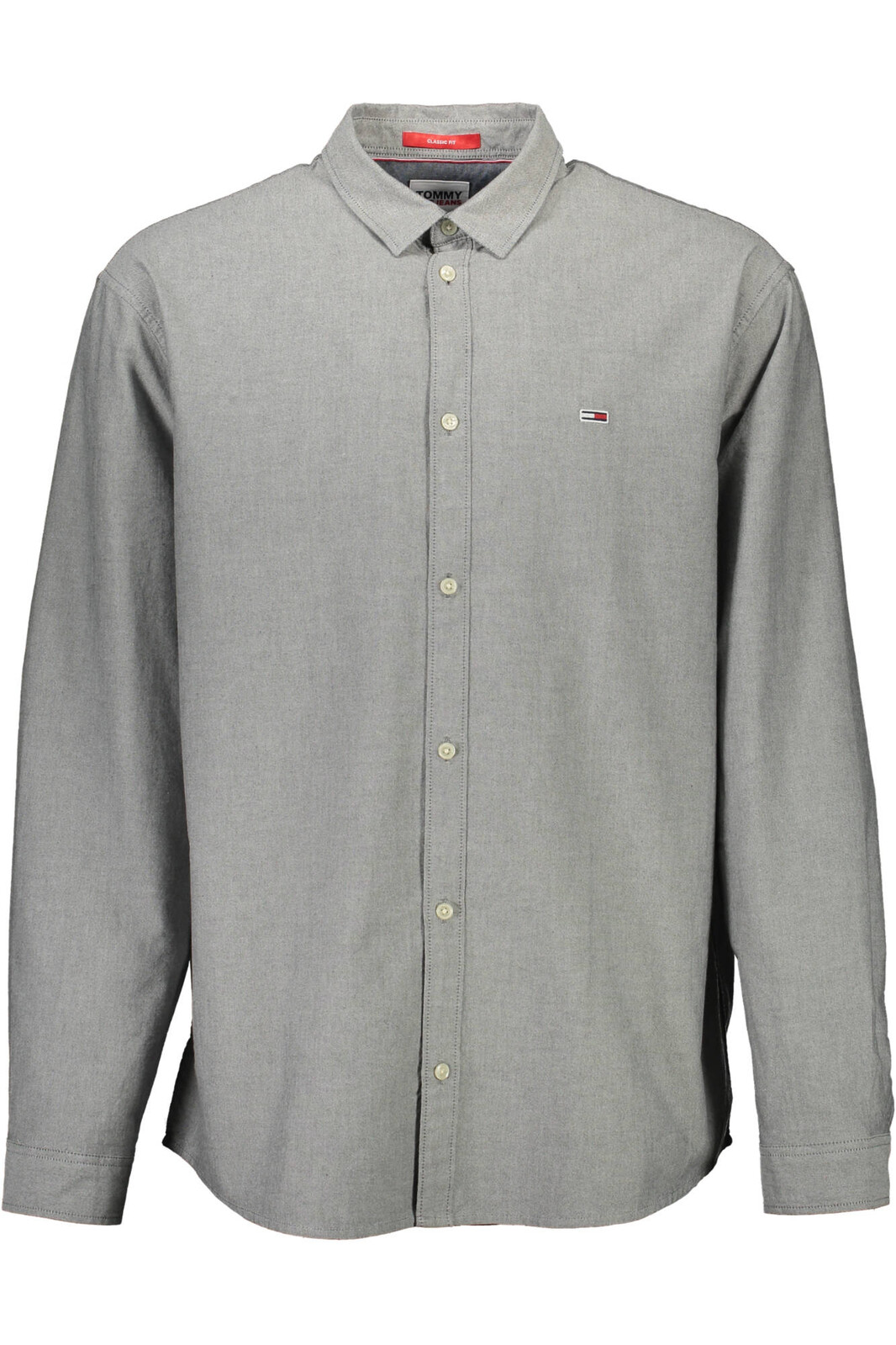TOMMY HILFIGER MEN'S LONG SLEEVE SHIRT GRAY