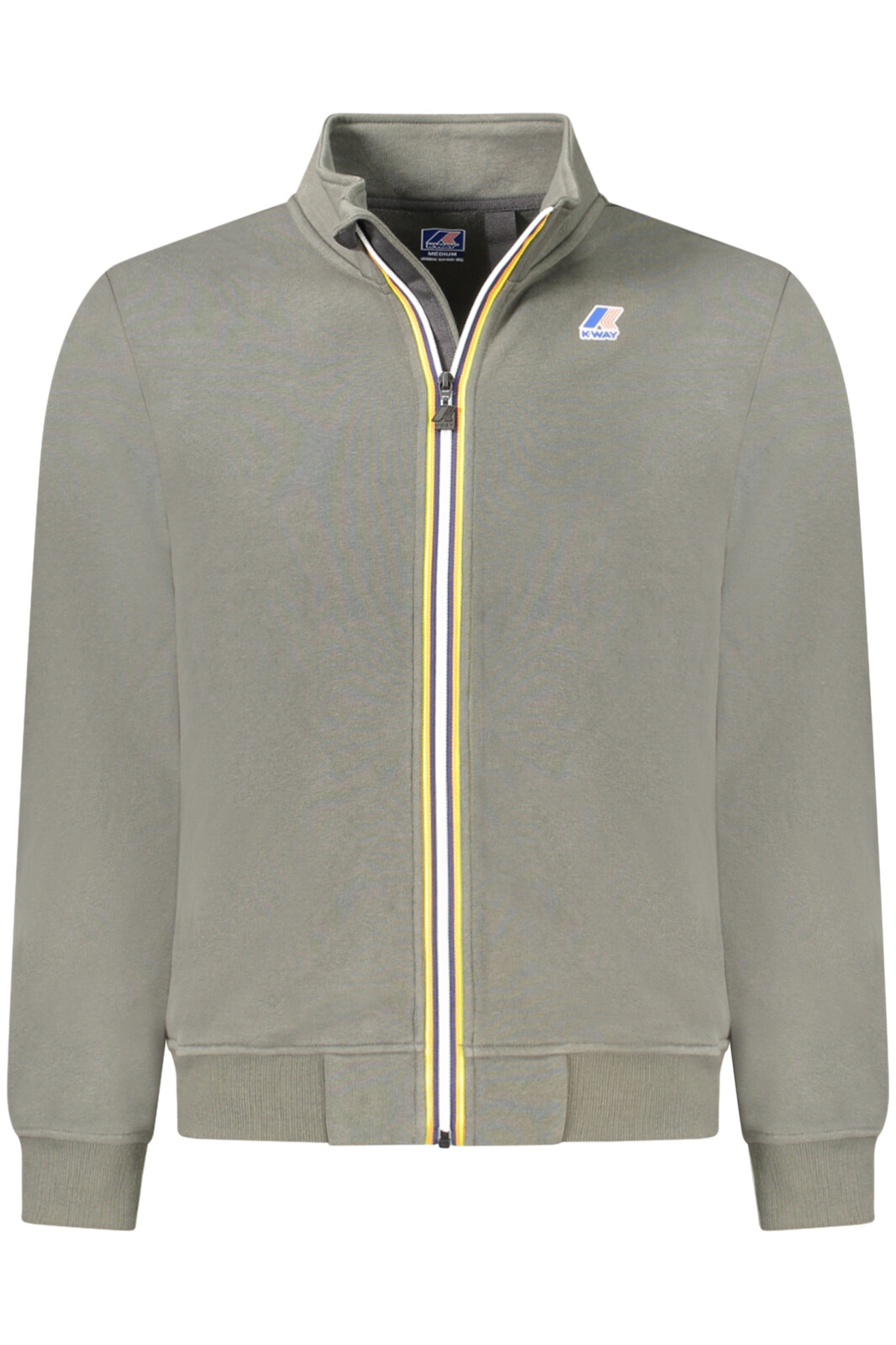 K-WAY ZIP-UP SWEATSHIRT MEN GREEN