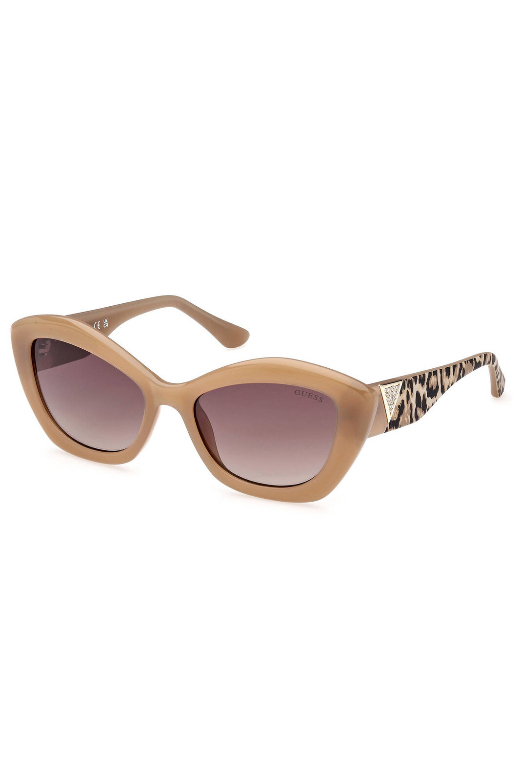 GUESS JEANS BEIGE WOMEN'S SUNGLASSES