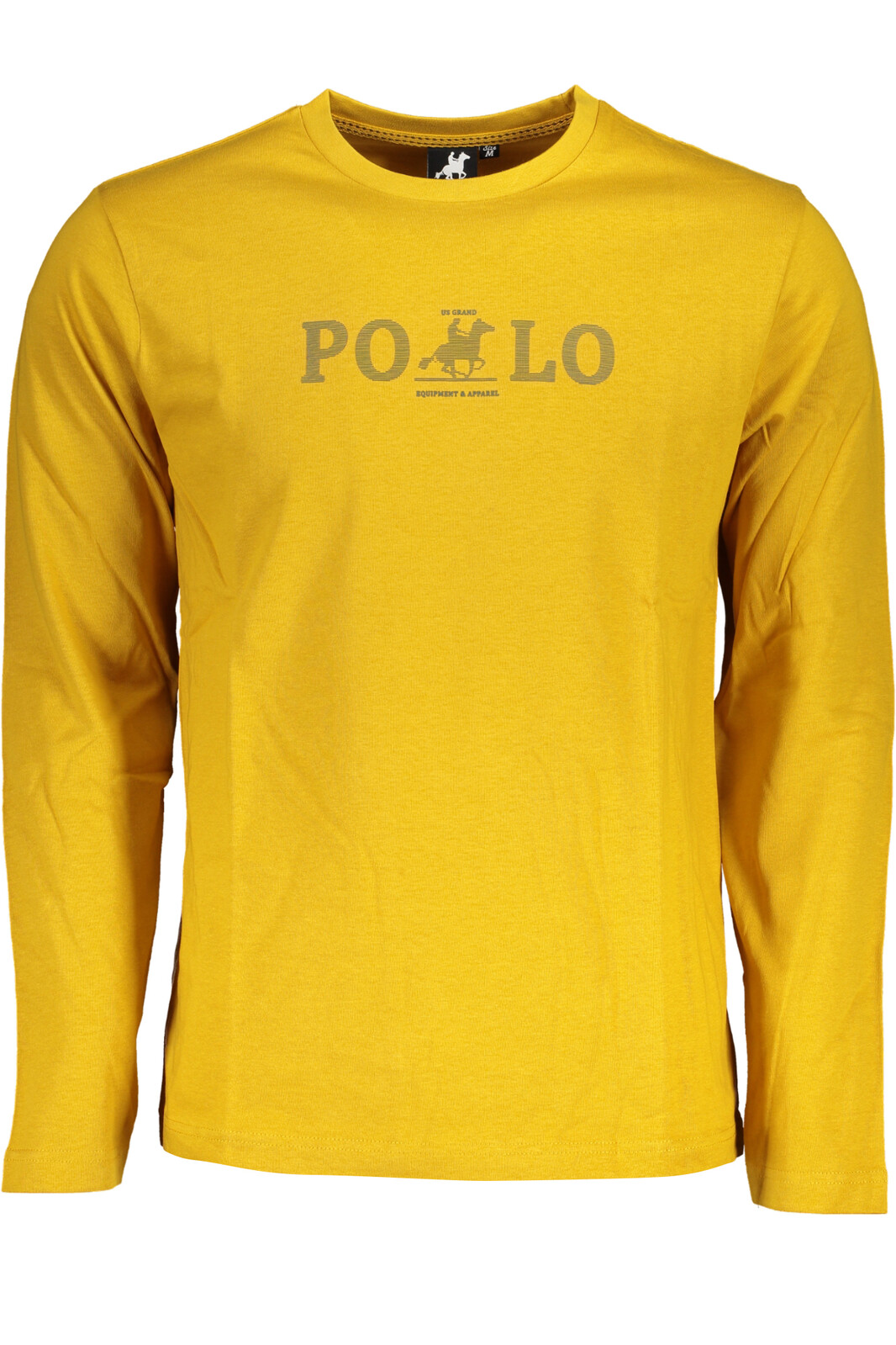 US GRAND POLO MEN'S LONG SLEEVE T-SHIRT YELLOW