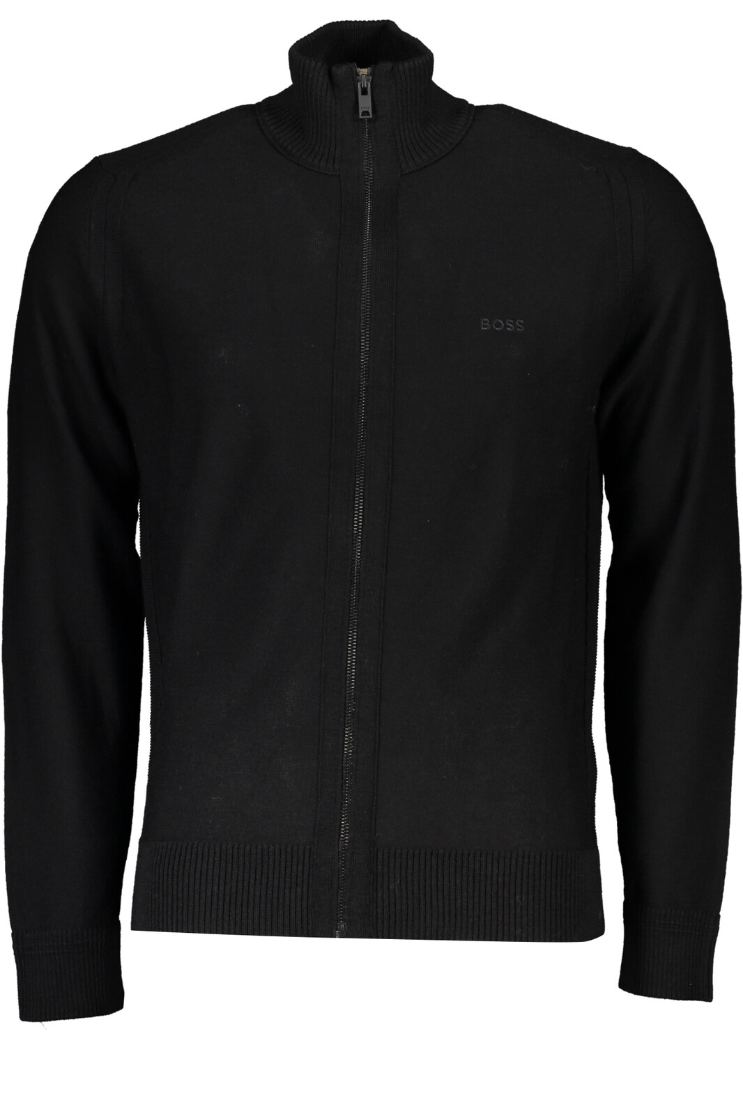 HUGO BOSS MEN'S BLACK CARDIGAN