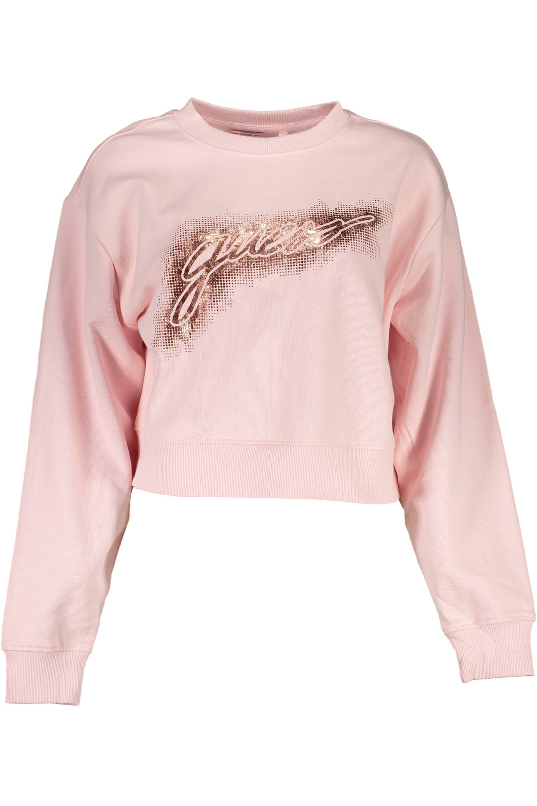 GUESS JEANS SWEATSHIRT WITHOUT ZIP MAN PINK