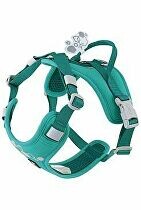 Postroj Hurtta Weekend Warrior II ECO paví zele 75-100 + miska zadarmo