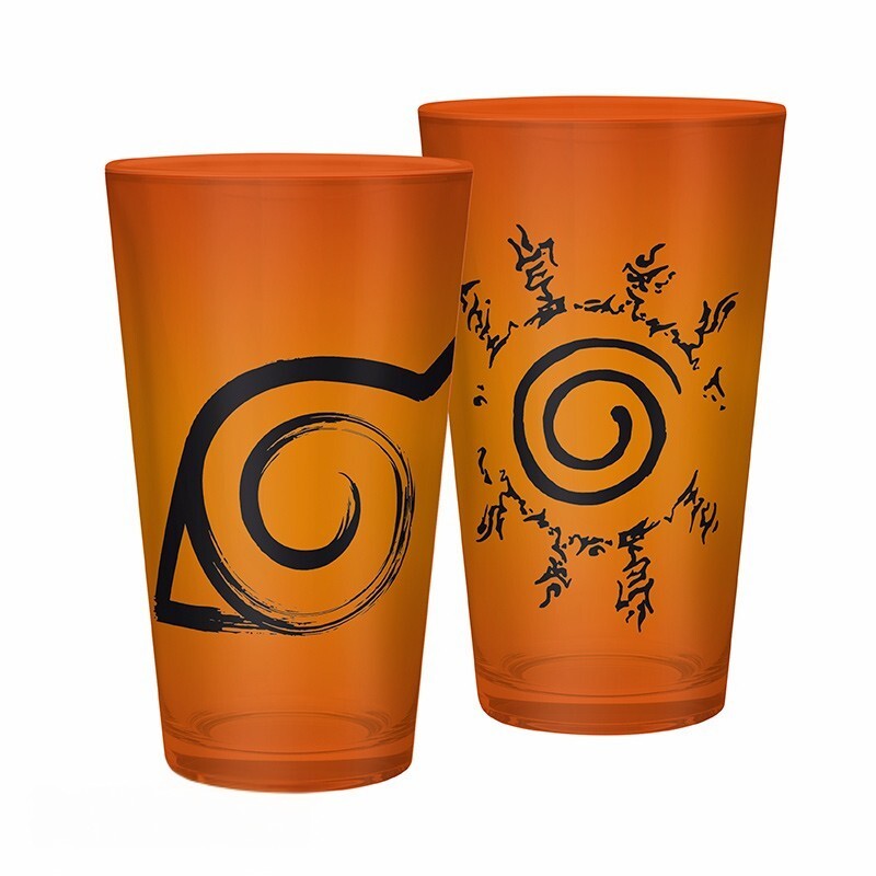 ABY style Sklenený pohár - NARUTO SHIPPUDEN 400 ml