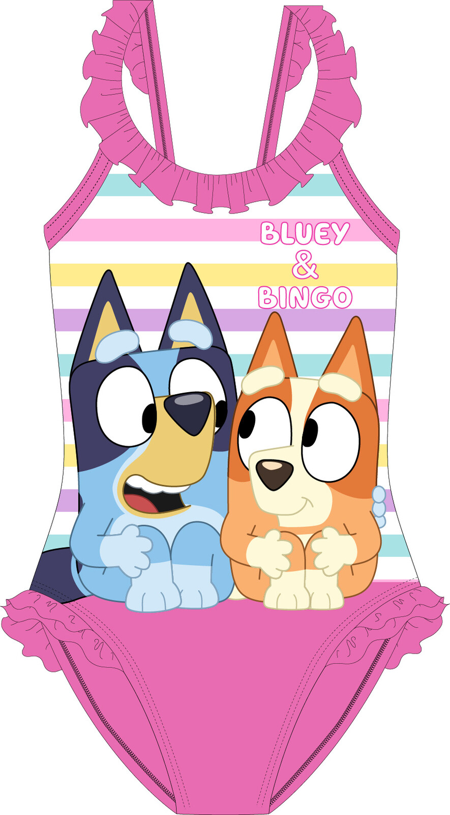 EPlus Jednodielne plavky - Bluey Veľkosť - deti: 92/98