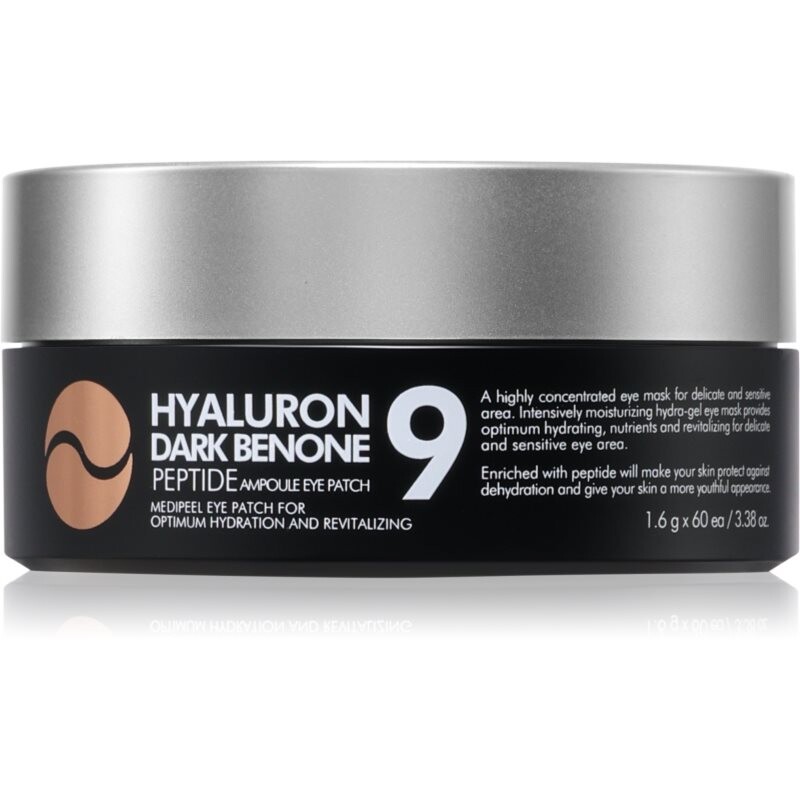 Medi - Peel Hyaluron Dark Benone Peptide 9 Ampoule hydrogélové vankúšiky proti kruhom pod očami 60 ks