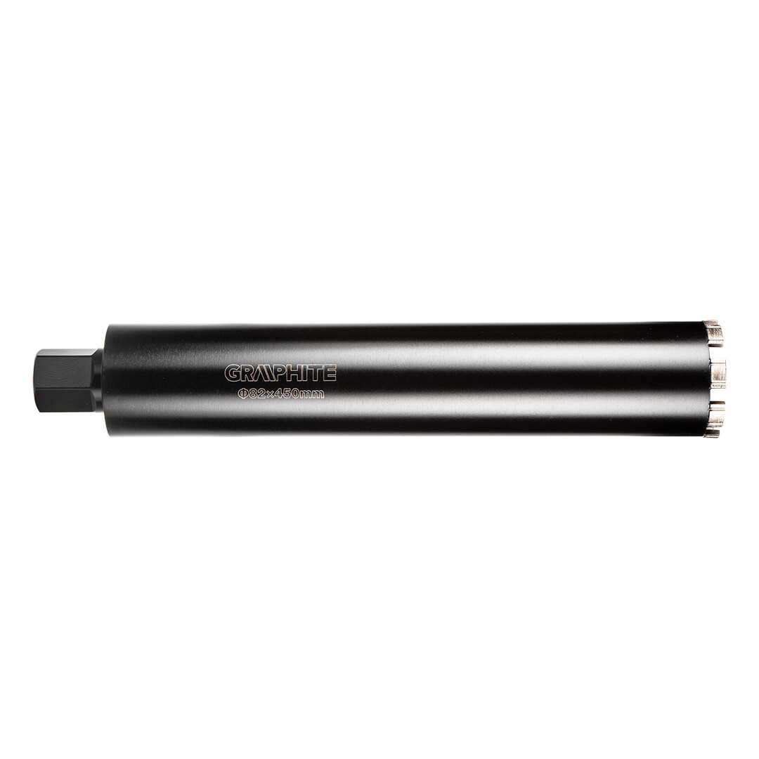 GRAPHITE Diamantový jadrový vrták 58G540 82 × 450 mm × 8T 57H861