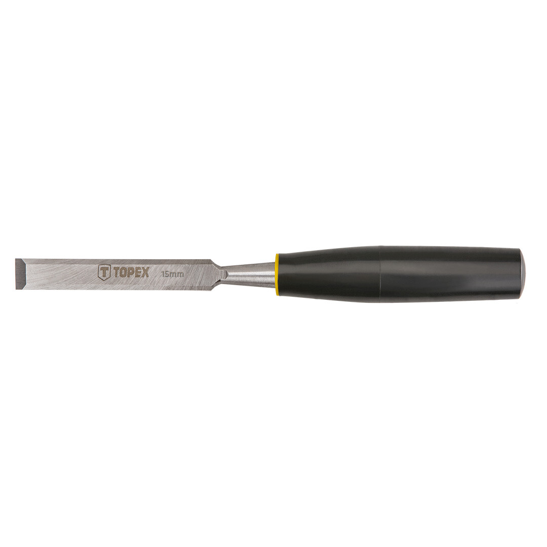TOPEX Dláto ploché, 15 mm, plastová rúčka 09A115