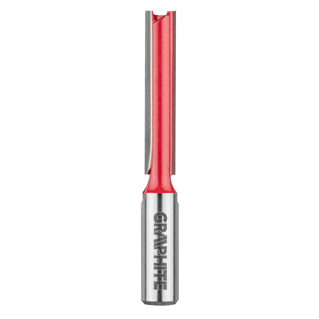 GRAPHITE Dvojito frézovaná čelná fréza, HM, 10 x 50 mm, stopka 12 mm 56H208
