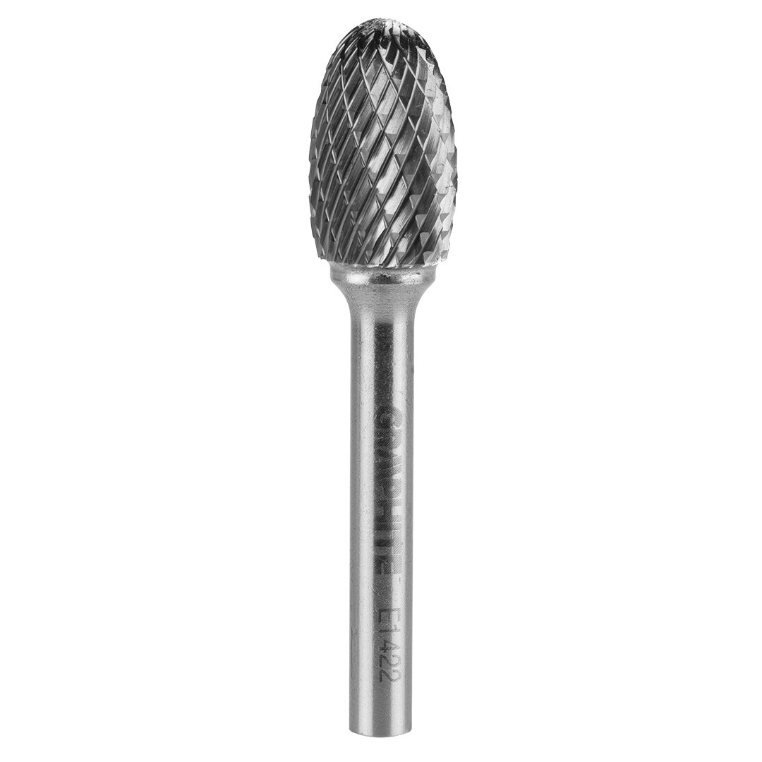 GRAPHITE HM kovová fréza, typ E (oválna), 14 x 22 mm, stopka 6 x 45 mm 55H367