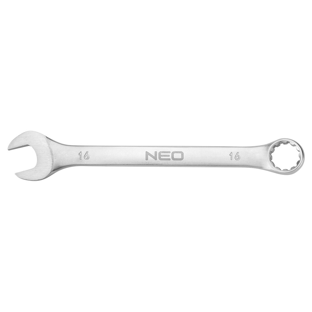 NEO TOOLS Kľúč očkoplochý 16 x 200 mm, CrV, DIN3113 09-660