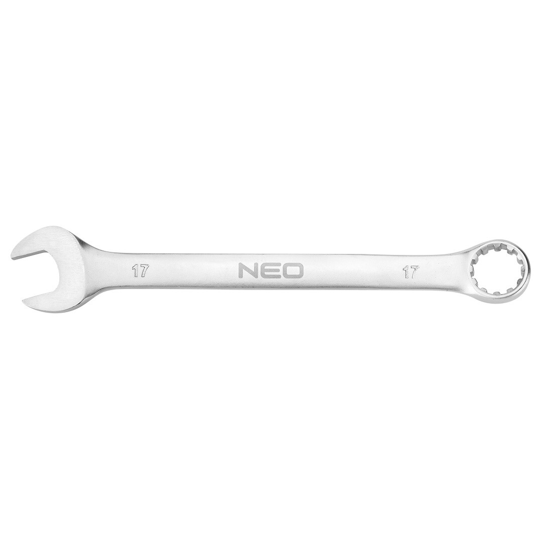 NEO TOOLS Kľúč očkoplochý 17 x 210 mm, CrV, DIN3113 09-661