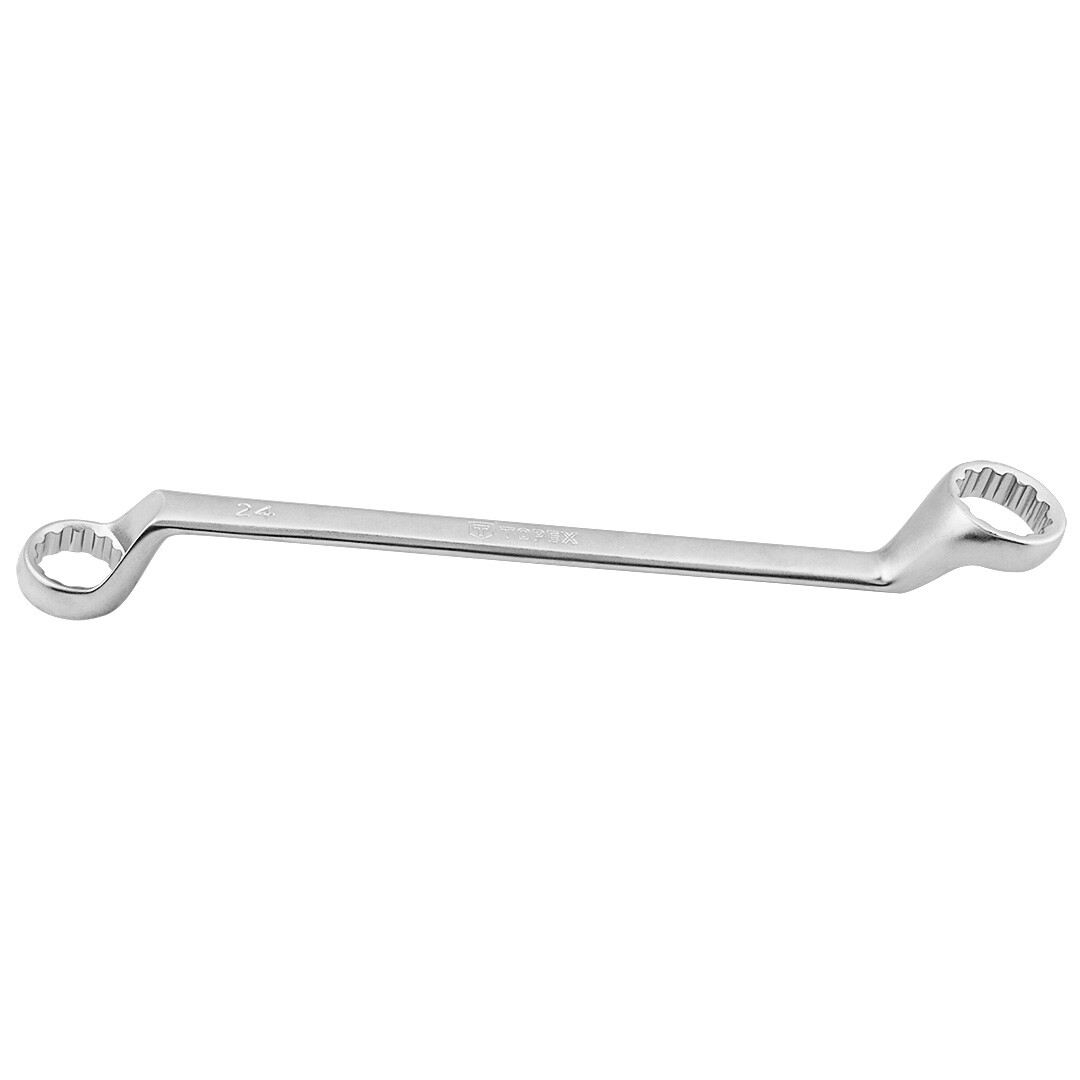 TOPEX Kľúč očkový vyhnutý 24 x 27 mm 35D821