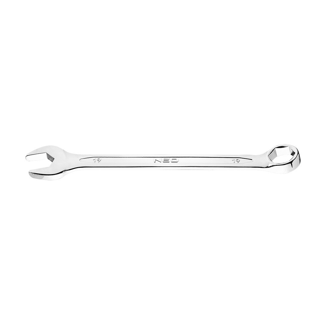 NEO TOOLS Kľúč plochý-očkový HEX/V 19 x 230 mm 09-419