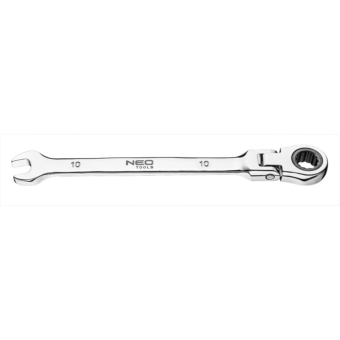 NEO TOOLS Kľúč račňový s kĺbom 10 x 160 mm 09-052
