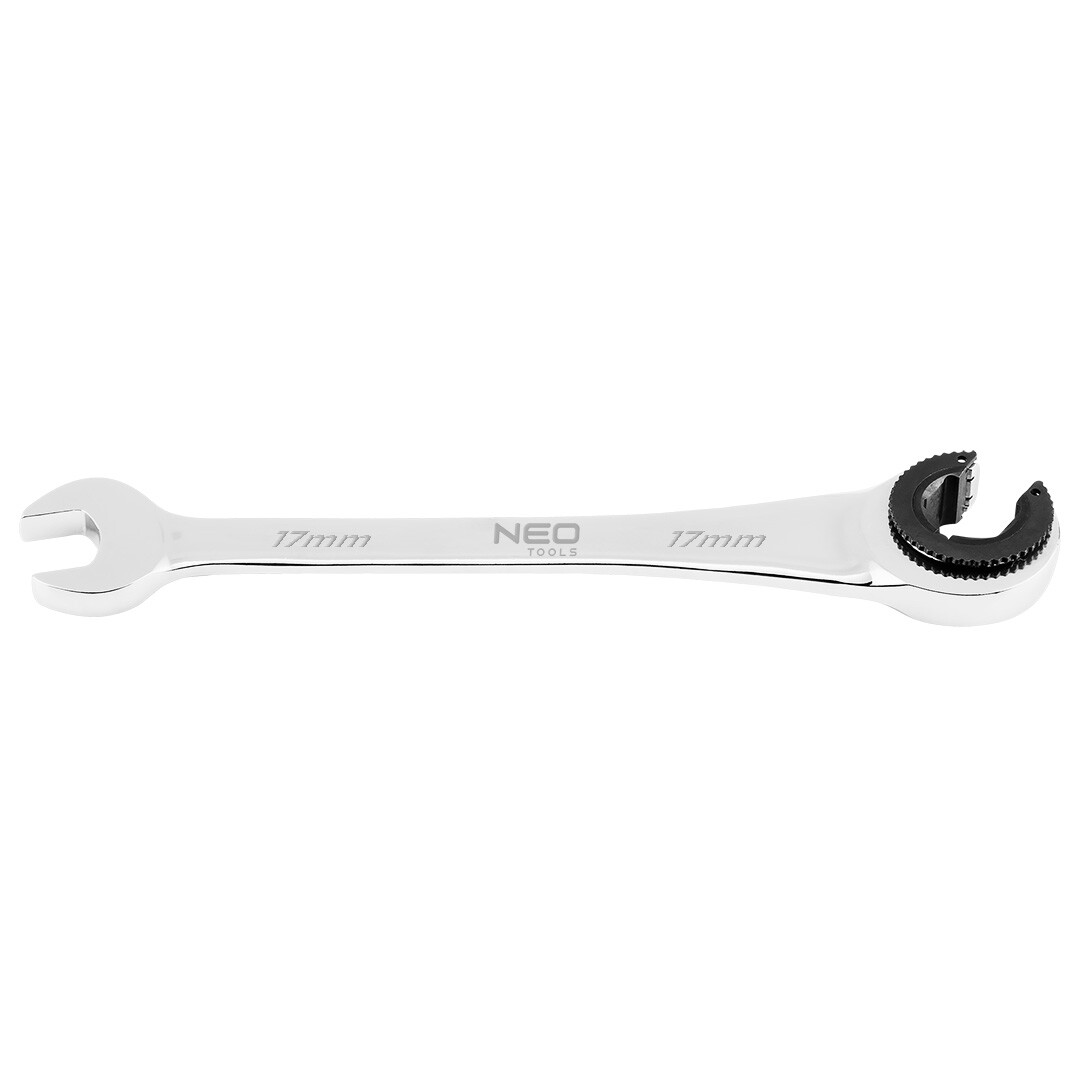 NEO TOOLS Kombinovaný kľúč s račňou, delený s račňou, 17 mm 09-264