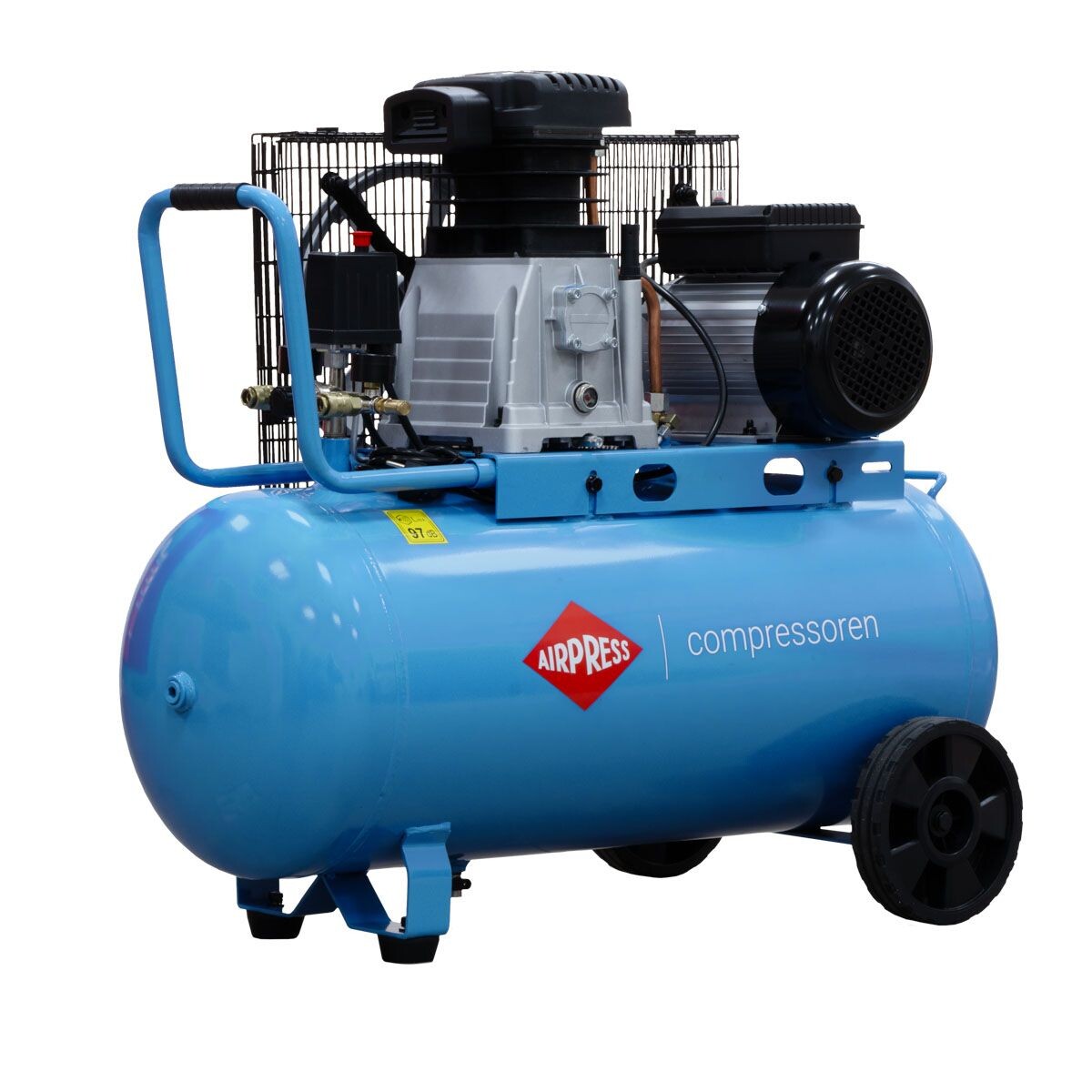 Dvojpiestový kompresor HL 340-90 10 bar 3 HP/2,2 kW 272 l/min 90 l