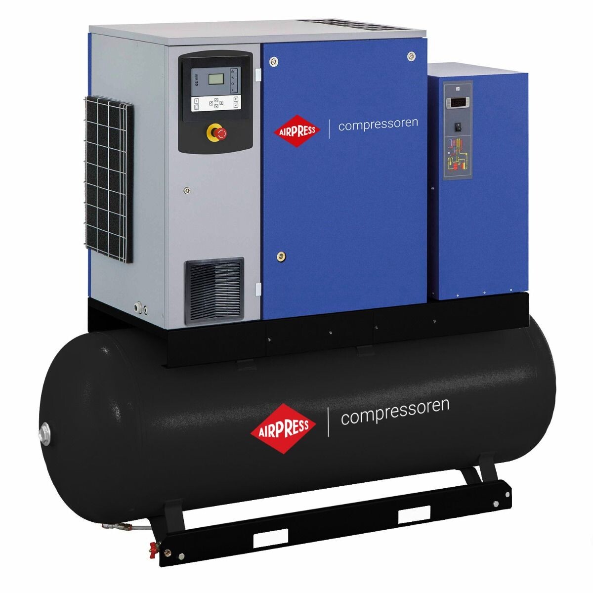 Skrutkový kompresor APS 15DD IVR Combi Dry 12.5 bar 15 HP/11 kW 265-1823 l/min 500 l