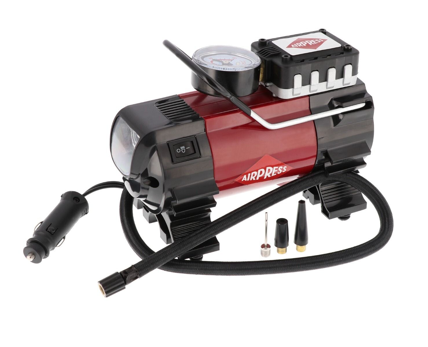 Mini automobilový kompresor 12V 7 bar 0.19 HP/0.14 kW 27 l/min bezolejový | bez nádrže