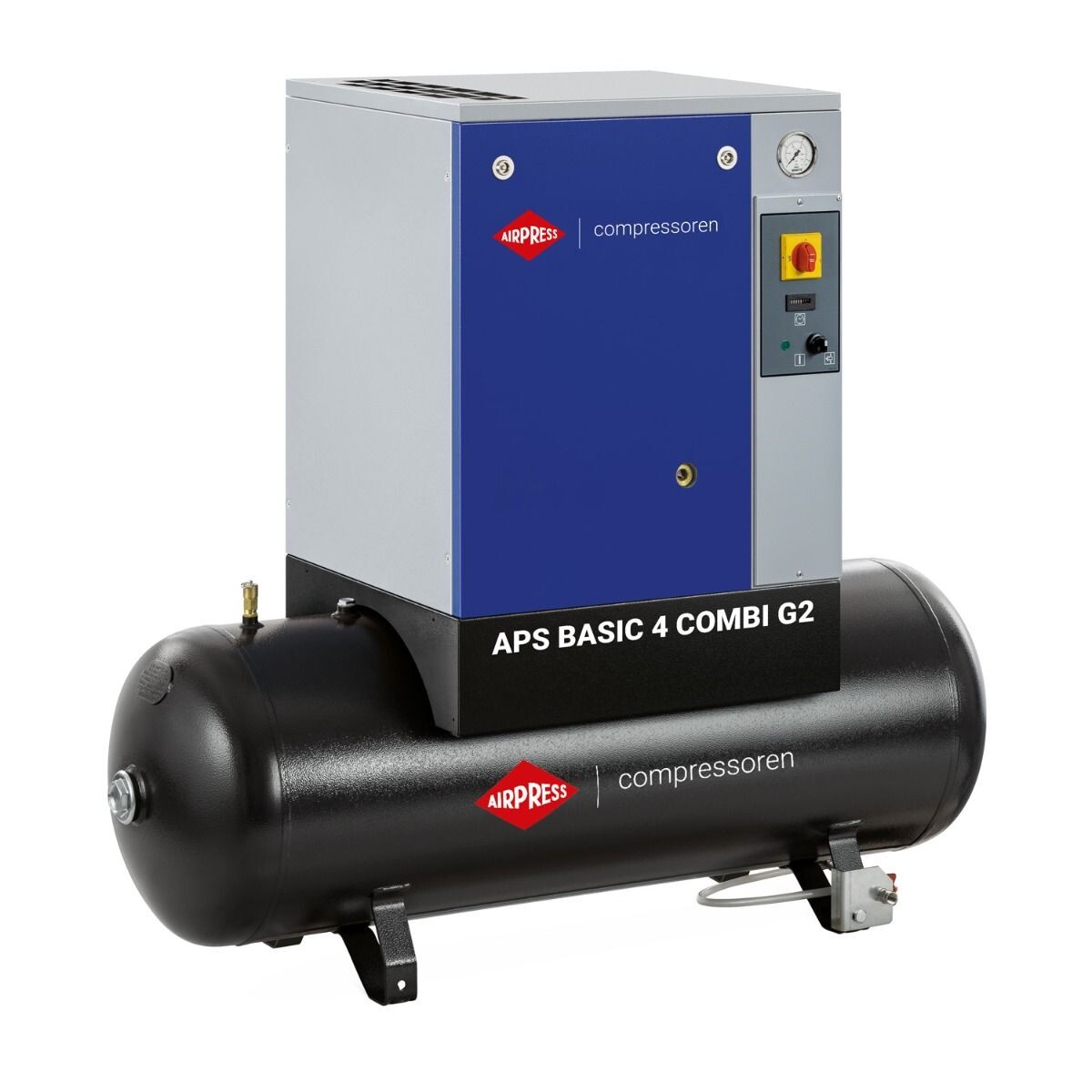 Kompresor skrutkový APS 4 Basic G2 Combi 10 bar 4 KM/3 kW 366 l/min 200 l