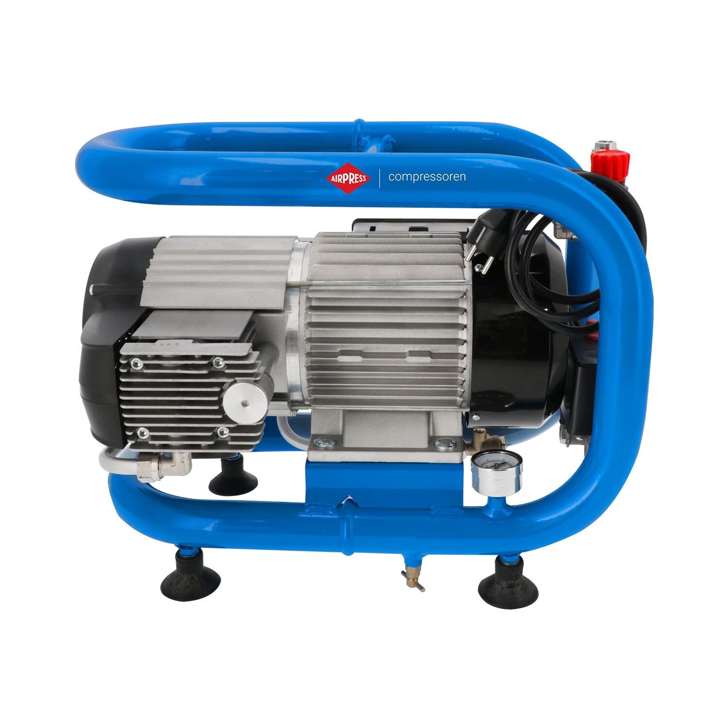 Malý bezolejový dvojpiestový kompresor LMO 4-300 10 bar 2 HP/1.5 kW 230 l/min 4 l tichý