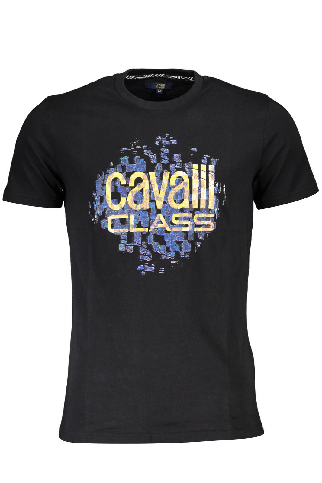 CAVALLI CLASS T-SHIRT SHORT SLEEVE MAN BLACK