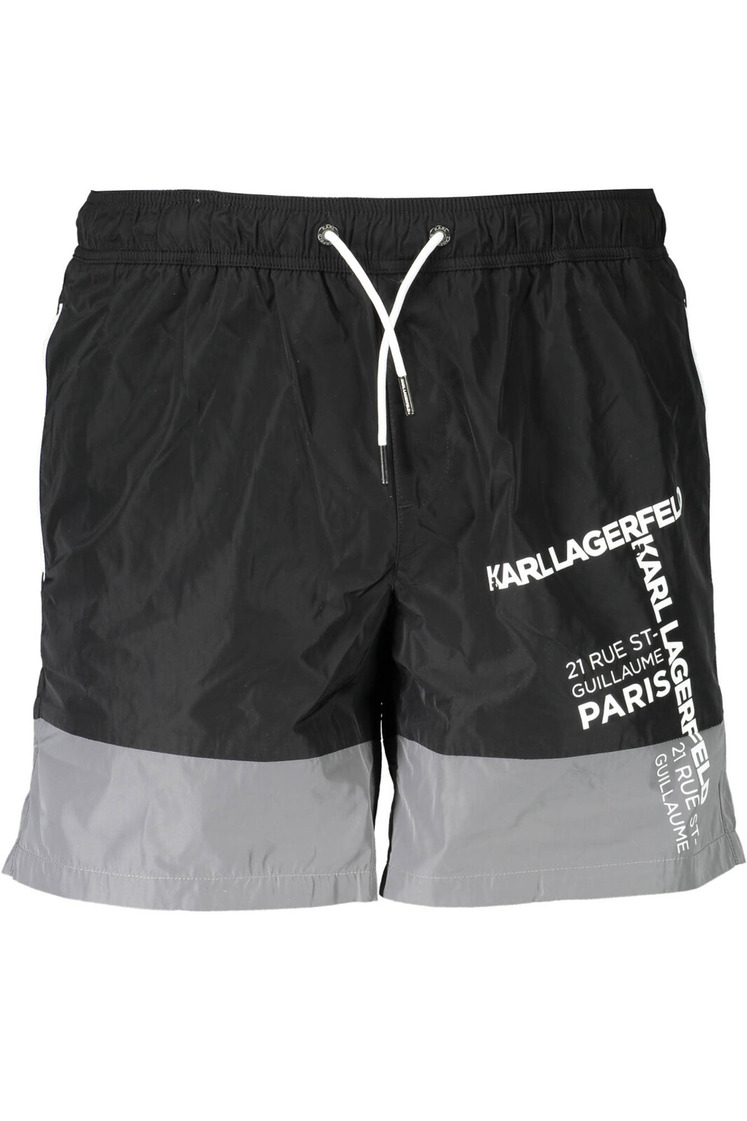 KARL LAGERFELD BEACHWEAR SWIMSUIT PARTS UNDER MAN BLACK