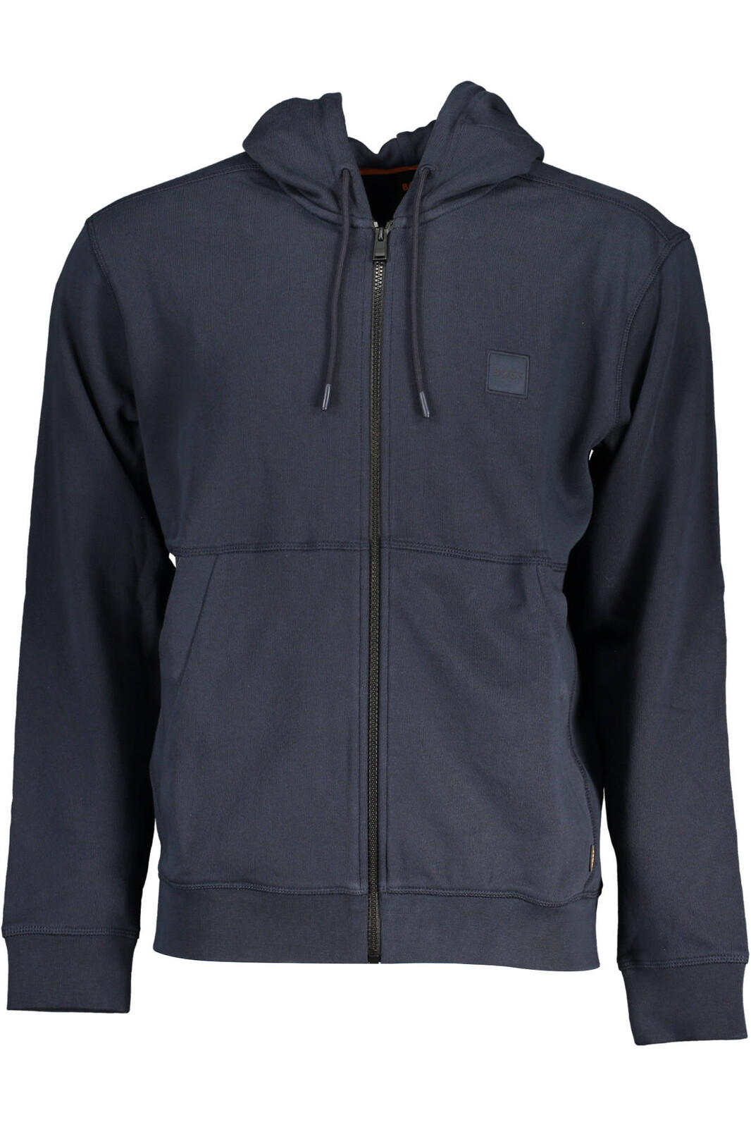 HUGO BOSS MEN'S BLUE ZIPPED SWEATSHIRT
